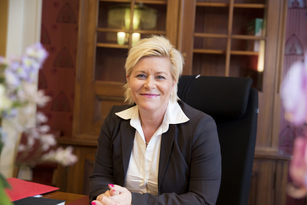 Finansminister Siv Jensen. Foto: Finansdepartementet