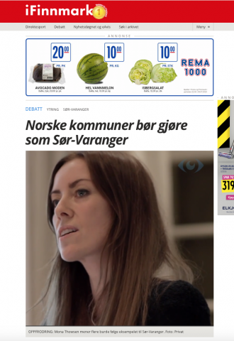 Faksimile fra kronikken i iFinnmark