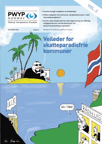 Forsideillustrasjon for "Veileder for skatteparadisfrie kommuner"